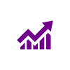 growth chart-small icon- purple